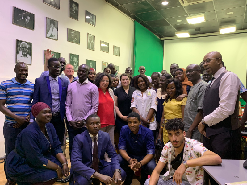 International collaboration program with special guests from University of Highland and Island, Djagora University Senegal